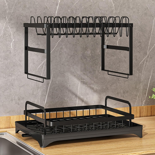 Kitchen rack multifunctional storage drain rack