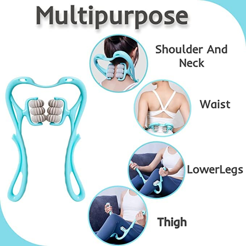 6-wheel cervical massager