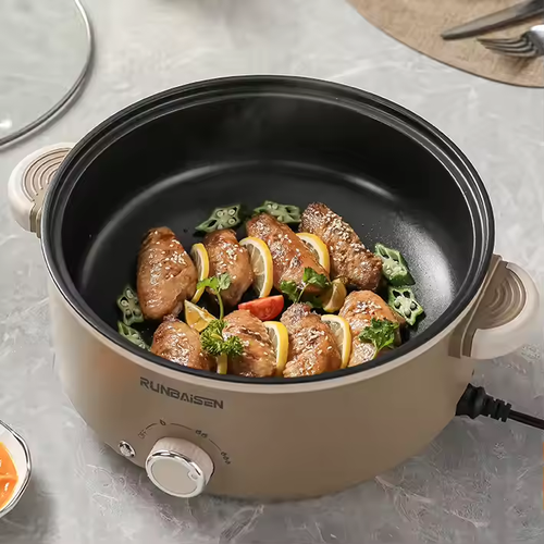 Multifunctional electric cooking pot (with steamer)