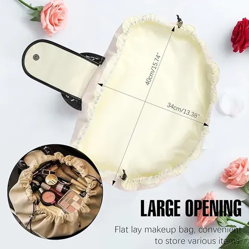 ✨waterproof drawstring large capacity travel cosmetic bag✨