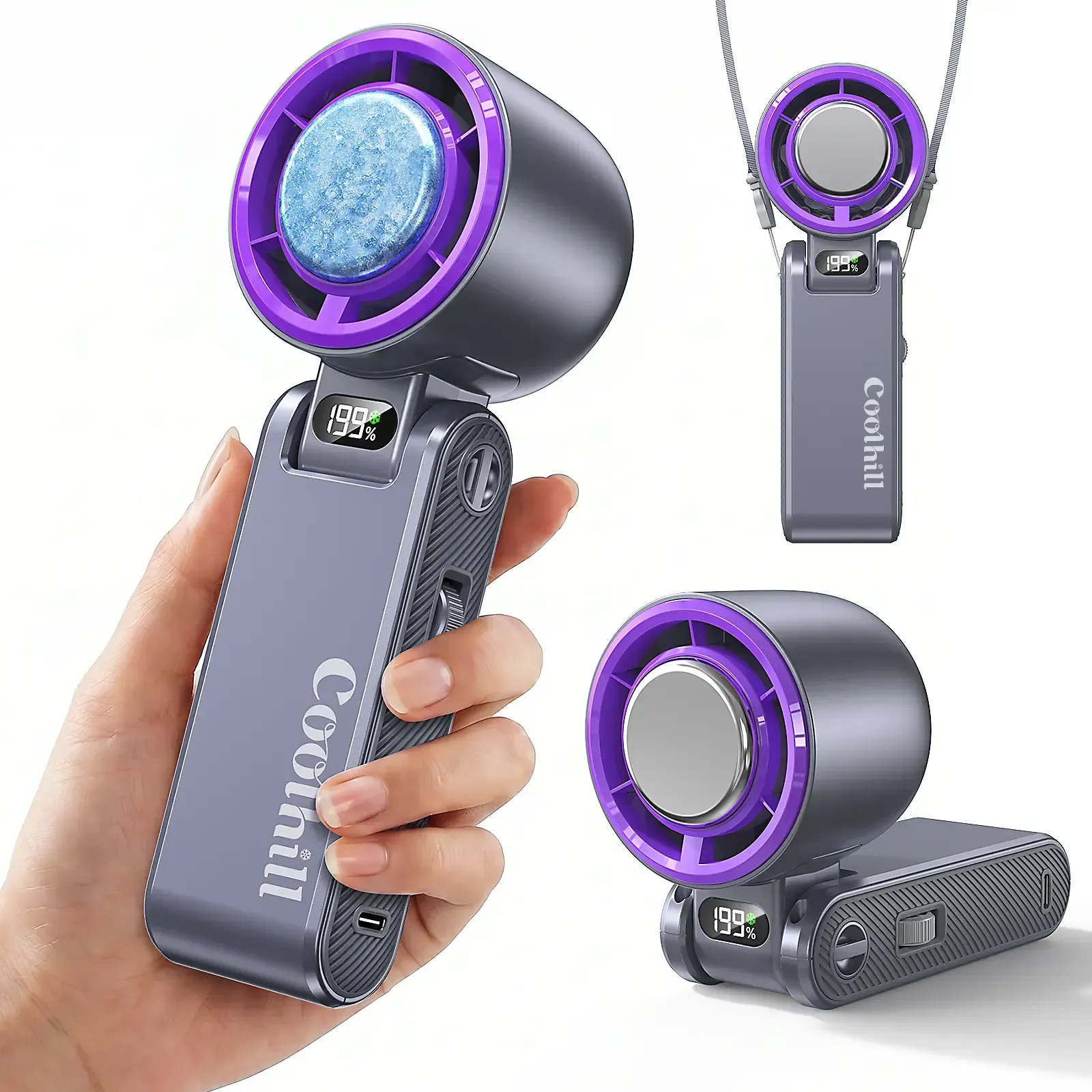 🧊 It's Like Putting ICE on Your Face – But Better! 199-Speed Frozen Breeze Fan