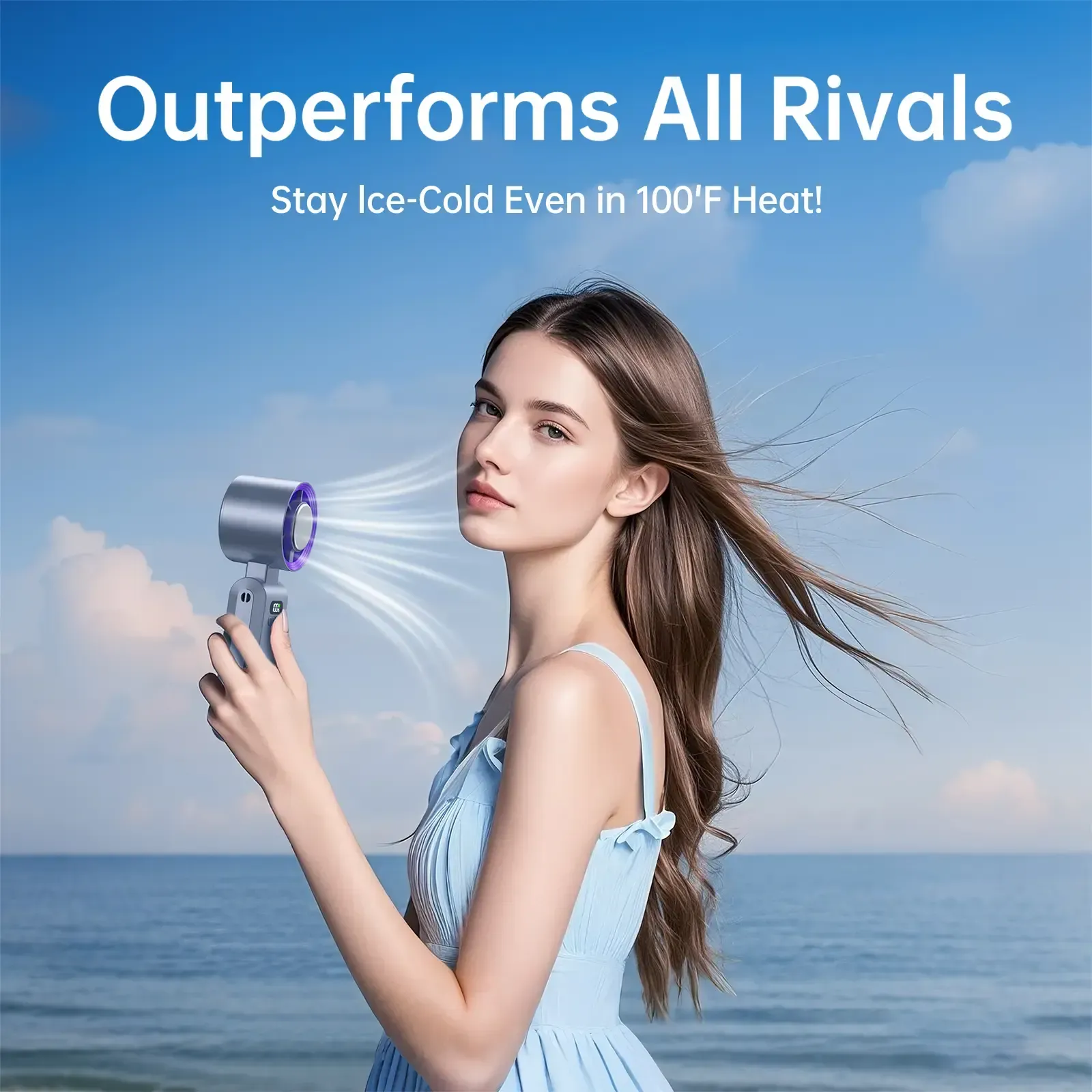 🧊 It's Like Putting ICE on Your Face – But Better! 199-Speed Frozen Breeze Fan