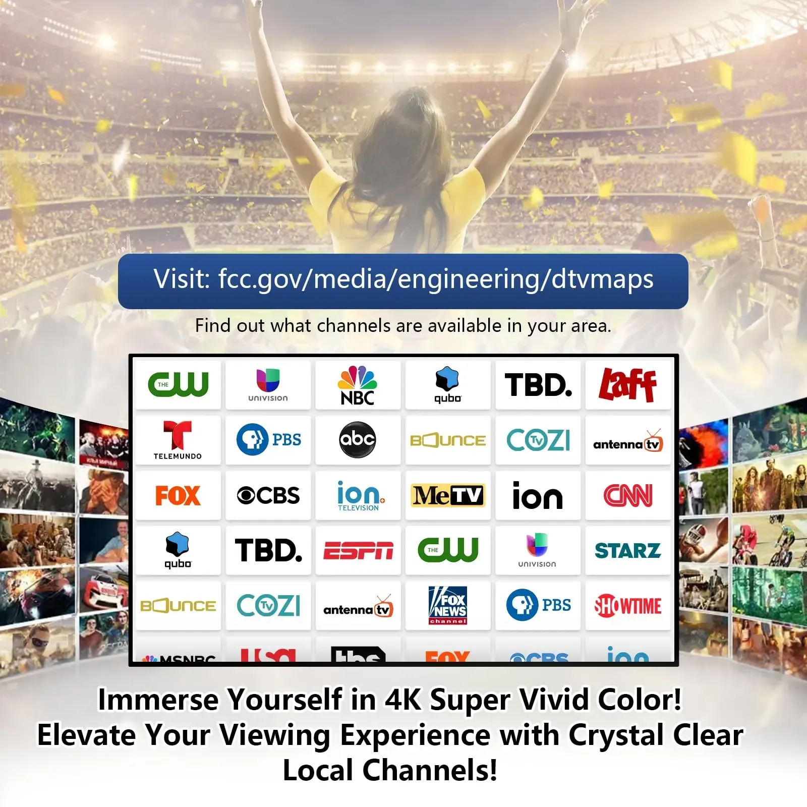 Cut the Cable, Not the Channels –  4K TV Starts Here!