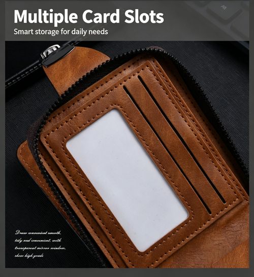 Small Wallet, Big Capacity – Style and Function in One Zip!