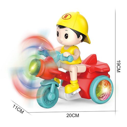 Spin, Light Up, and Ride – The Ultimate Stunt Tricycle for Kids!
