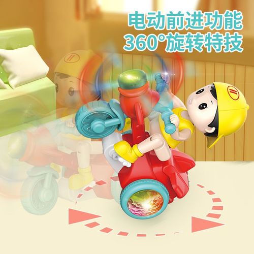 Spin, Light Up, and Ride – The Ultimate Stunt Tricycle for Kids!