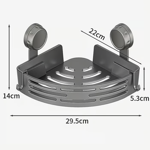 🔥🎁Triangle Shower Caddy（Grey 1PCS)）Buy one and get one free😍