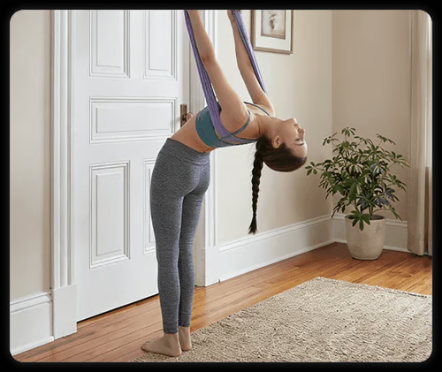 😍Aerial Yoga Rope for Back Pain(Purple)