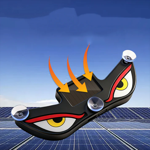 🎁Temporary 50% discount 🚙LED warning light for cars with 'Devil's Eye' motif, solar powered