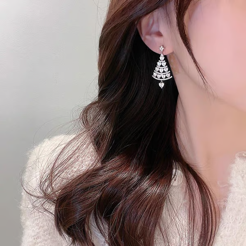 🎁Tree Earrings （Silver）