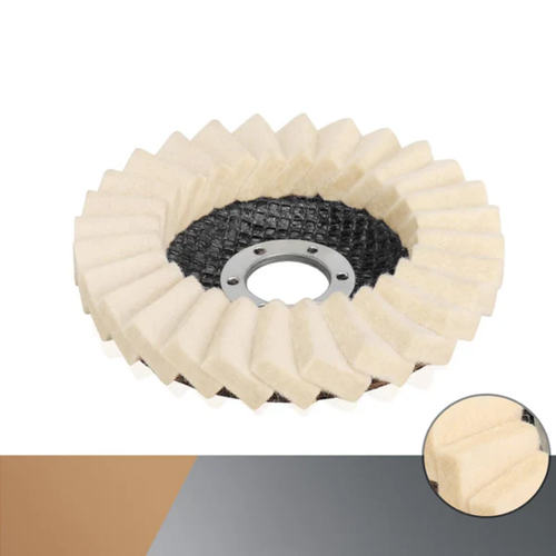 ⚙️ BUY 1 GET 1 FREE! 🔥 Wool Felt Flap Polishing Disc – High-Performance, Fine Polishing & Long-Lasting Use ✨(115mm)