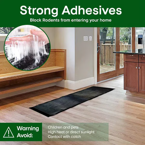 ✨LAST DAY Buy 1 get 1 free ⚡ Single-Layer Woven High-Strength Eco-Friendly Mouse Glue Pad9（Extra-Large Rodent-Specific 💥 Sticky Trap Upgrade 1.2m × 27cm)