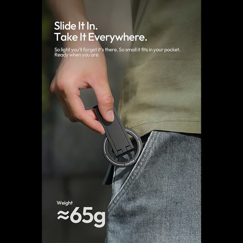 MA60 Magnetic Phone Stand for iPhone – Aluminum Mini Foldable Tripod