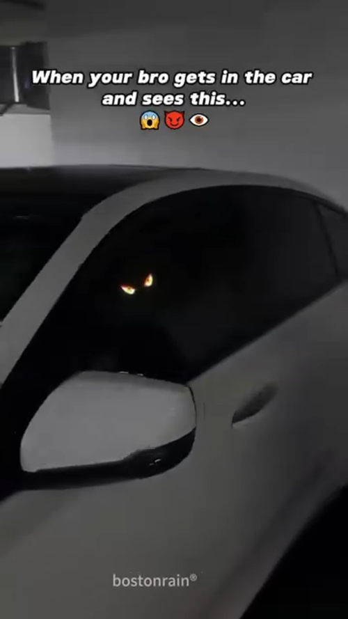 🎁Temporary 50% discount 🚙LED warning light for cars with 'Devil's Eye' motif, solar powered