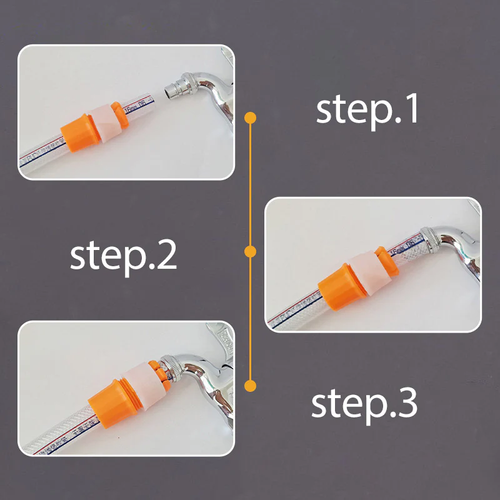 General Fast Connectors (for faucets and hoses, 4-piece set)