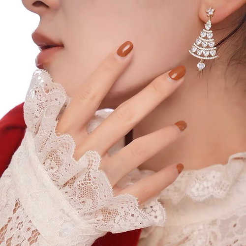 🎁Tree Earrings （Silver）