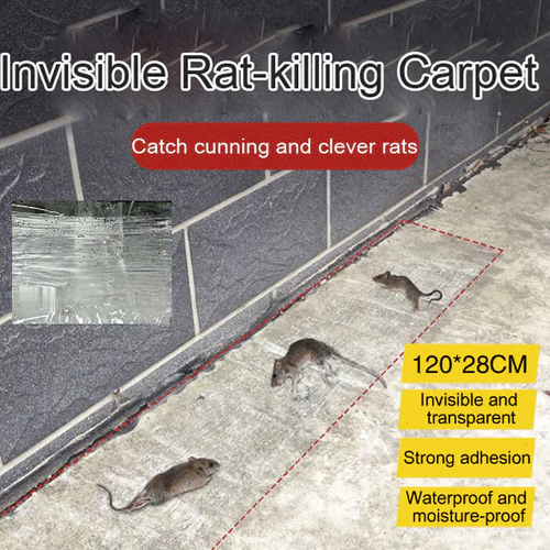 ✨LAST DAY Buy 1 get 1 free ⚡ Single-Layer Woven High-Strength Eco-Friendly Mouse Glue Pad9（Extra-Large Rodent-Specific 💥 Sticky Trap Upgrade 1.2m × 27cm)