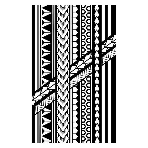 Semi-permanent Totem Tattoo Designs Armband Body Art Tattoo Stickers for Men and Women Waterproof Fake Tattoo