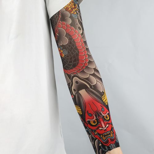 Outdoor Sports Sun-Protection Ice Silk Arm Sleeves (One Size)