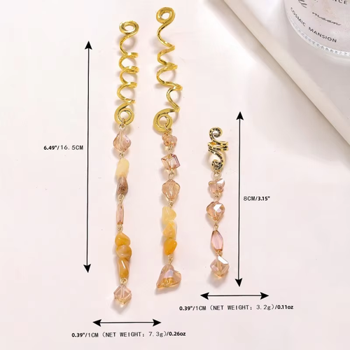 Wholesale Jewelry for Hair Dreadlocks Multiple Styles Accessories for Women Braids Hair Jewelry for Braid