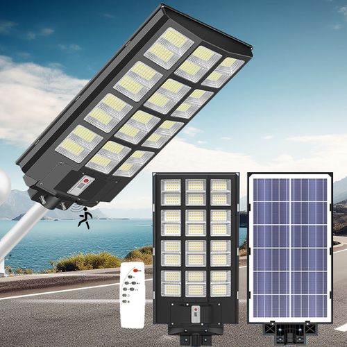 Solar street lamp 400W All in one outdoor waterproof Motion sensor solar street light for road park courtyard lighting