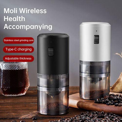 Home Portable TYPE-C USB Rechargeable Electric Coffee Bean Grinder Power Automatic Mini Coffee Grinder