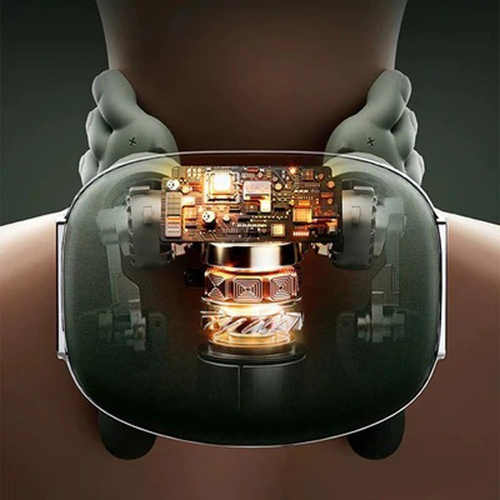 Neck Massager,Massage Neck,Real Hands Massager,Portable Neck and Back Massager,Tissue Shiatsu Electric Massage for Neck and Back Pain Relief