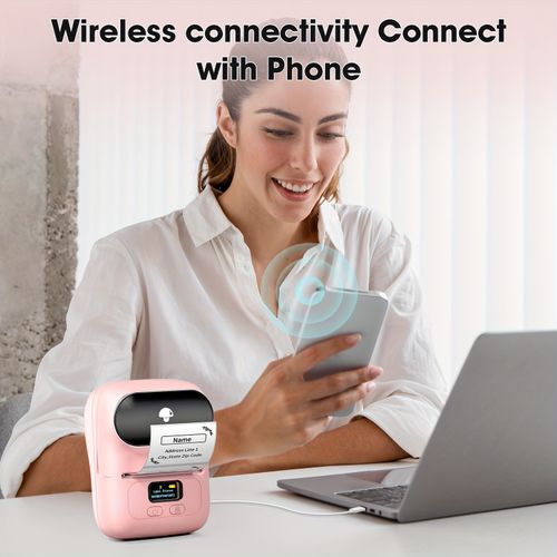 Phomemo M220 Commercial Label Printer - Mini Handheld Thermal Printer for Clothing Price Labeling Machine