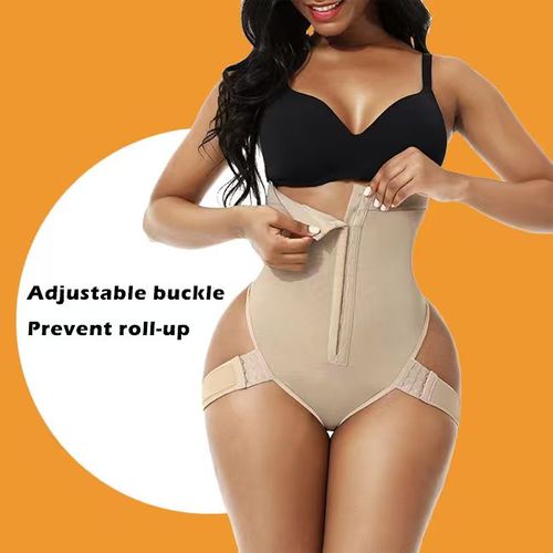 2-in-1 Tummy Control Butt Lifter Booty Shapewear Cuff Tummy Trainer High Waist Body Shaper Plus Size S to 6XL