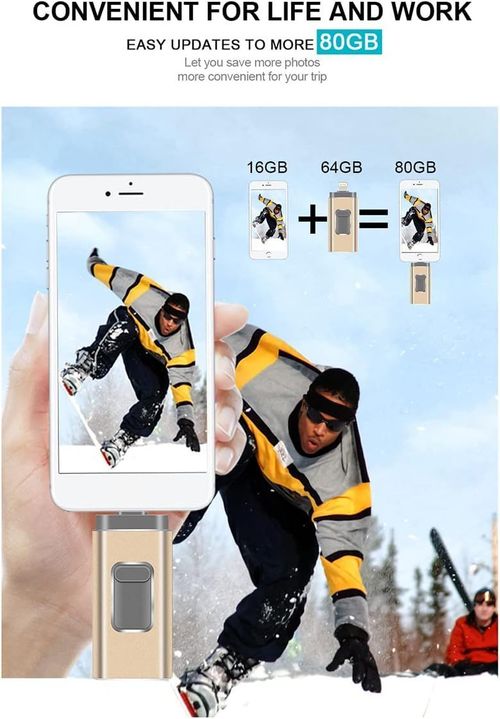 😊⚡️ 3-in-1 Flash Drive-Compatible with any mobile phone(1088G)