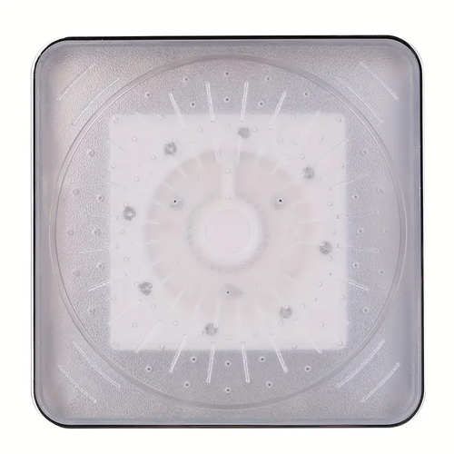 7 Colors Change Automatically ColorFlow 8in LED Rain Shower Head with 360° Rotation