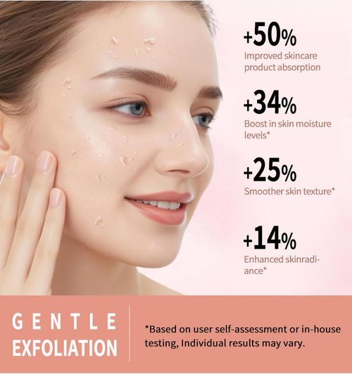 *2pcs Cherry Blossom Exfoliating Gel, Suitable for Adults of All Genders, Low Sensitivity Facial Cleanser, Contains Glycerin, Suitable for All Skin Types, Oil-Free And Non-Comedogenic | Gentle Cleansing | Suitable for Both Men And Women