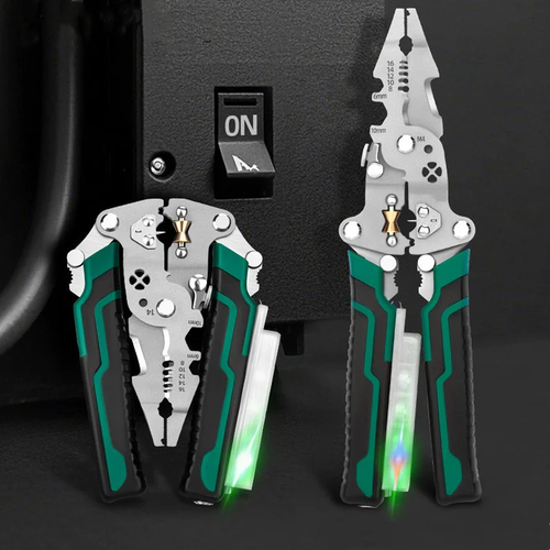 🌟Multifunctional Foldable Wire Stripping Scissors with Electrical Test