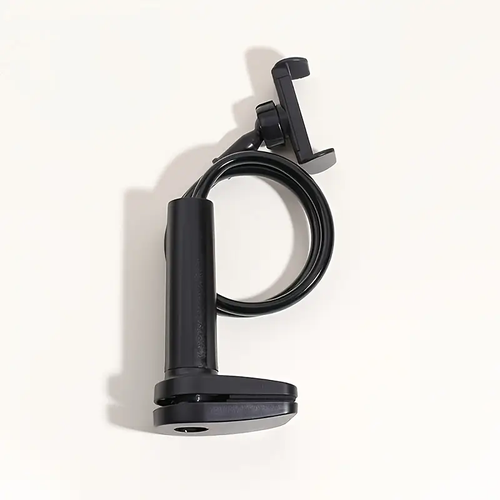 1pc Adjustable Flexible Arm Phone Holder with 360° Rotation & Secure Grip - Ergonomic Bed Mount for Hands-Free Viewing, Stable Flexible Clamp for Smartphones, Tablets, E-Readers - Ideal for Bed, Desk, Car Use, Bedside Accessory, Sleek Metallic Finish, Robust Clamp Design