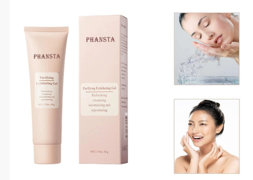 *2pcs Cherry Blossom Exfoliating Gel, Suitable for Adults of All Genders, Low Sensitivity Facial Cleanser, Contains Glycerin, Suitable for All Skin Types, Oil-Free And Non-Comedogenic | Gentle Cleansing | Suitable for Both Men And Women