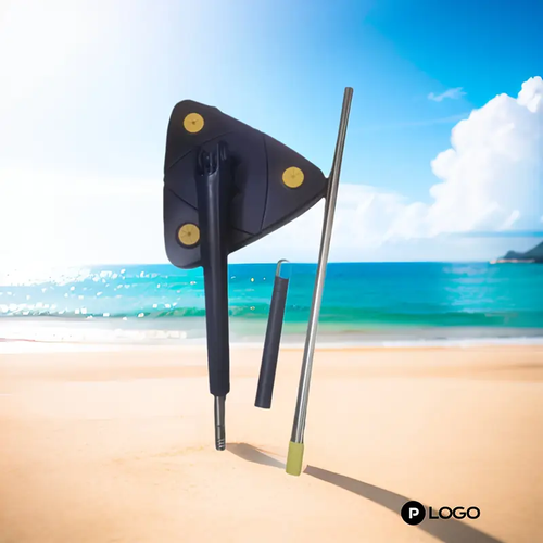 360° Rotating Triangular Mop with 10 Replacement Cloths - Adjustable & Retractable, Suitable for All Surfaces, Perfect for Home Use in Kitchen, Bathroom, Bedroom, Living Room, Mop for Floor, Bathroom Cleaning, Modern Mop Design