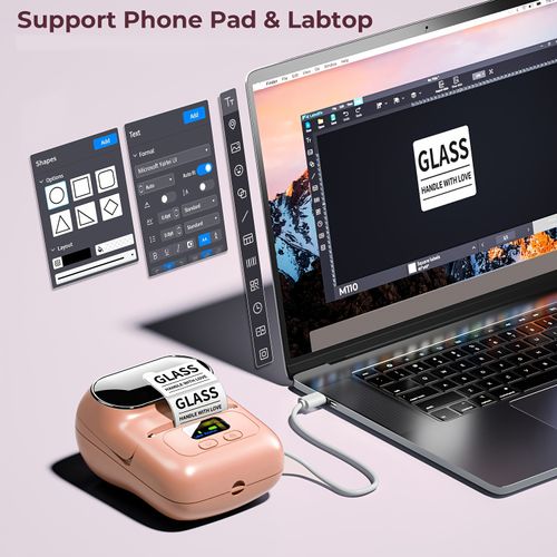 Phomemo M220 Commercial Label Printer - Mini Handheld Thermal Printer for Clothing Price Labeling Machine