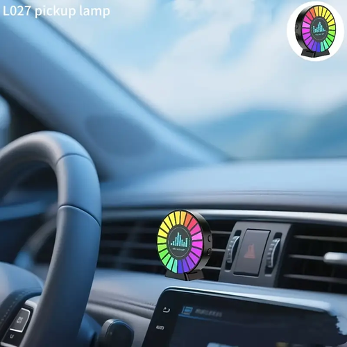 New Style RGB Music Sync Light with Dynamic Sound-Activated Lighting EffectsUSB-PoweredNo Batteries NeededParty Light Multi-Color