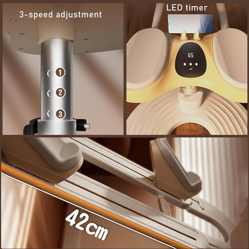 Pro Spine Twist Trainer - Digital Timer Home Gym Equipment for Core Strengthening Waist Toning Back Pain Relief Leg Stretching