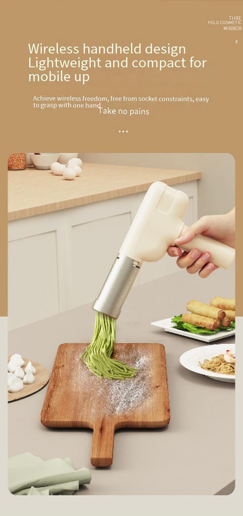 Best-selling handheld noodle machine, household wireless noodle press, small holed noodle machine, multi-functional portable fully automatic noodle press gun
