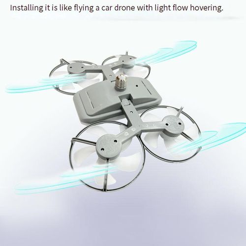 Best-selling drone fan lamp, LED ceiling lamp, foldable three-color lighting ceiling fan lamp