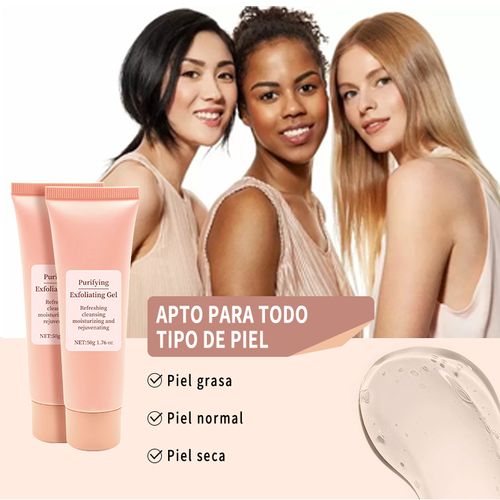 *2pcs Cherry Blossom Exfoliating Gel, Suitable for Adults of All Genders, Low Sensitivity Facial Cleanser, Contains Glycerin, Suitable for All Skin Types, Oil-Free And Non-Comedogenic | Gentle Cleansing | Suitable for Both Men And Women