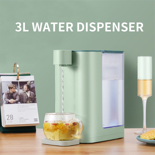 The two-in-one tea-making and drinking machine can automatically produce tea water.