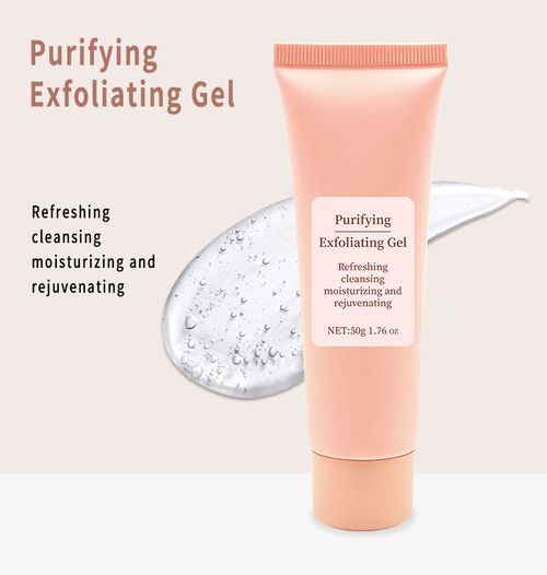 *2pcs Cherry Blossom Exfoliating Gel, Suitable for Adults of All Genders, Low Sensitivity Facial Cleanser, Contains Glycerin, Suitable for All Skin Types, Oil-Free And Non-Comedogenic | Gentle Cleansing | Suitable for Both Men And Women