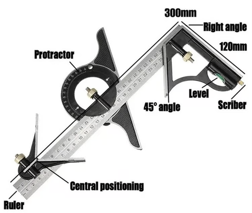 Multifunctional Angle Ruler