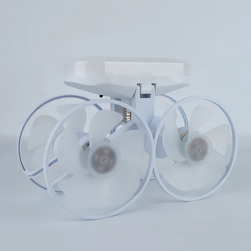 Best-selling drone fan lamp, LED ceiling lamp, foldable three-color lighting ceiling fan lamp