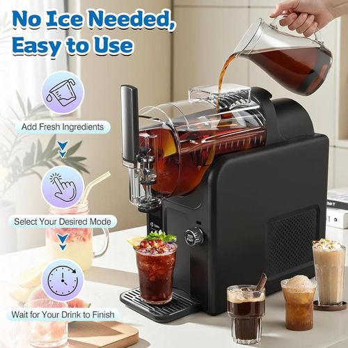 5 in1 Ice Cream Maker,Snow melting machine, small commercial cold drink machine, household ice