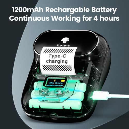 Phomemo M220 Commercial Label Printer - Mini Handheld Thermal Printer for Clothing Price Labeling Machine