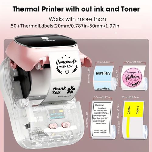 Phomemo M220 Commercial Label Printer - Mini Handheld Thermal Printer for Clothing Price Labeling Machine