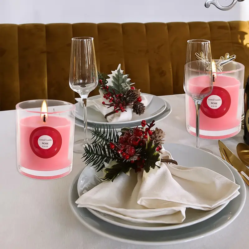 20pcs Colorful Glass Candles, Drip-Free, Scented, Even Burn - Handmade Soy Wax for Home, Church, Romantic Nights, Weddings, Parties, Seasonal Celebrations, Emergency Use & Decor - Ideal for Christmas, Halloween, Easter, Thanksgiving, Valentine's Day, Mother's Day, Teacher's Day, Memorial Day, Hanukkah, Independence Day